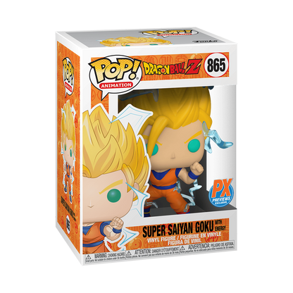 Pop! Animation: Dragon Ball Z - Super Saiyan Goku with Energy #865 (PX Previews Exclusive)