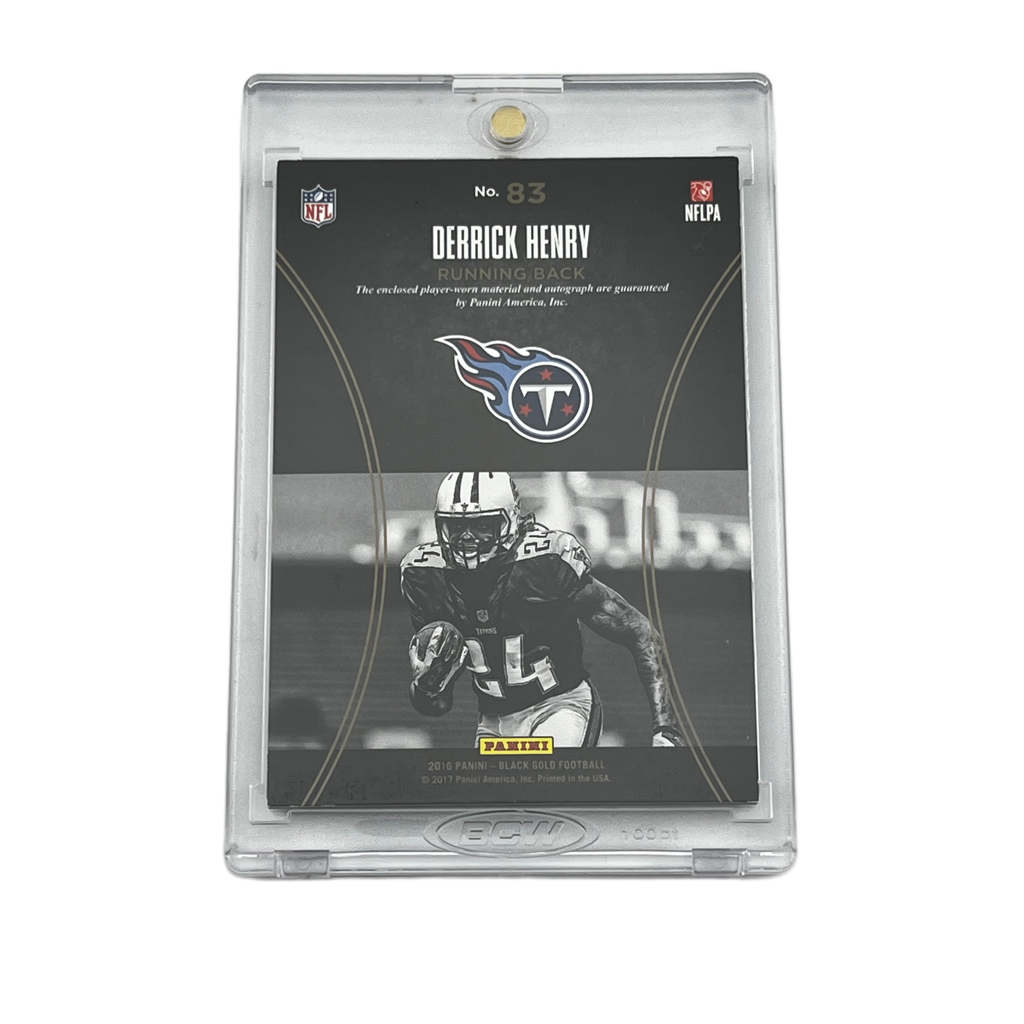 2016 Panini Black Gold Football: Sizeable Signatures /225 - Derrick Henry #83 (RC)