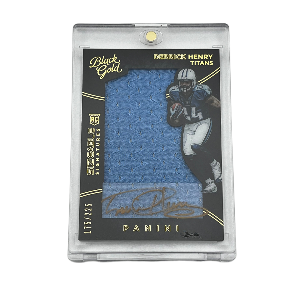 2016 Panini Black Gold Football: Sizeable Signatures /225 - Derrick Henry #83 (RC)