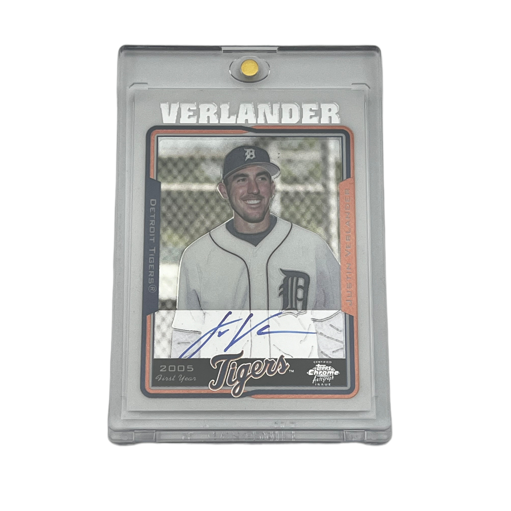 2005 Topps Chrome Baseball: Base - Justin Verlander #242 (RC)