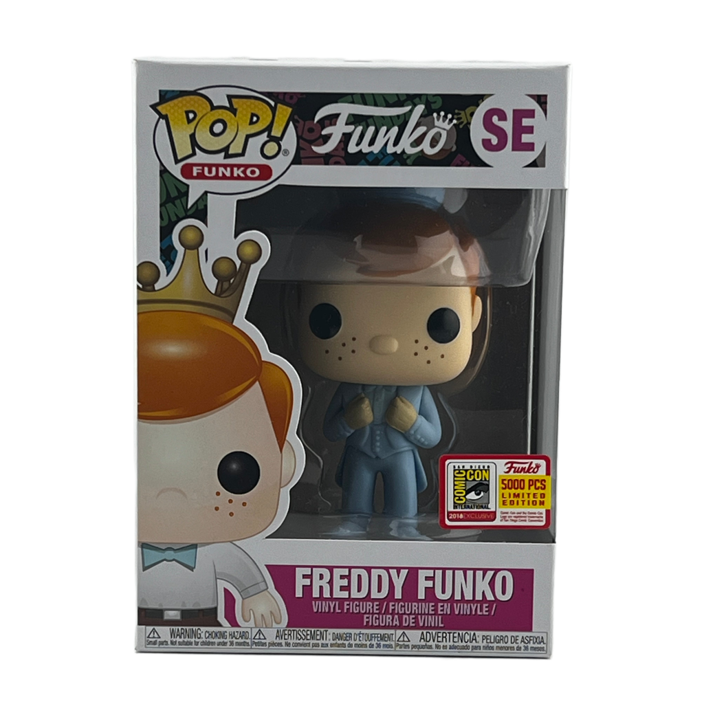 Pop! Funko: Freddy Funko (in Tuxedo) (Blue) #SE (5000 Pcs Limited Edition) (2018 SDCC Exclusive)