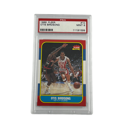 1986 Fleer Basketball: Base - Otis Birdsong #10 (PSA 10)