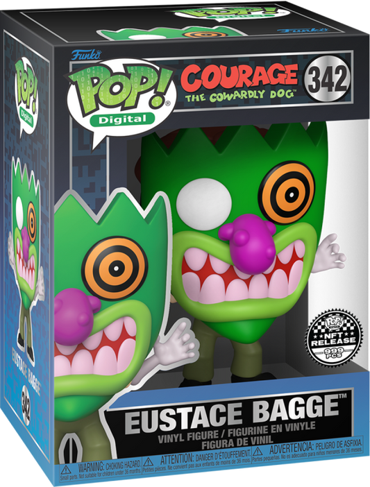 Pop! Digital: Courage the Cowardly Dog - Eustace Bagge #328 (999 Pcs) (Pre-Order)