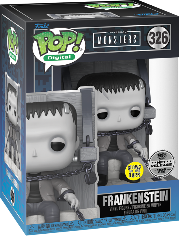 Pop! Digital: Universal Monsters - Frankenstein #326 (999 Pcs) (Glow) (Pre-Order)