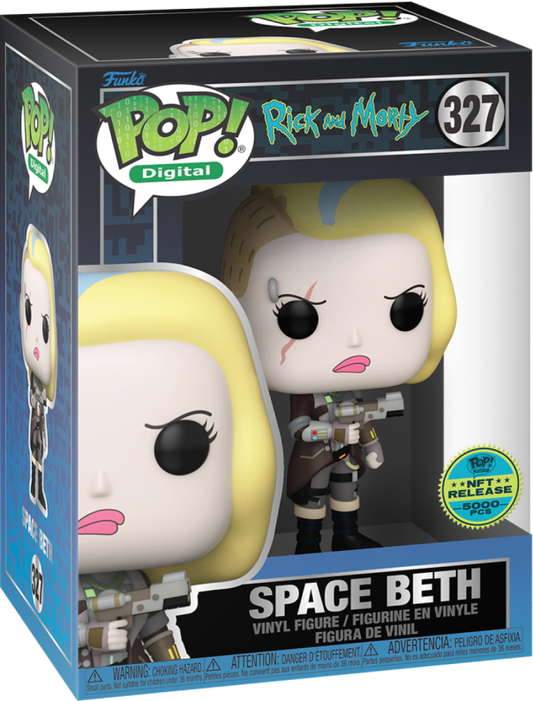 Pop! Digital: Rick and Morty - Space Beth #327 (5000 Pcs) (Pre-Order)