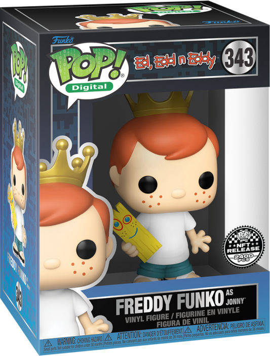 Pop! Digital: Ed, Edd n Eddy - Freddy Funko as Jonny #343 (2400 Pcs) (Pre-Order)