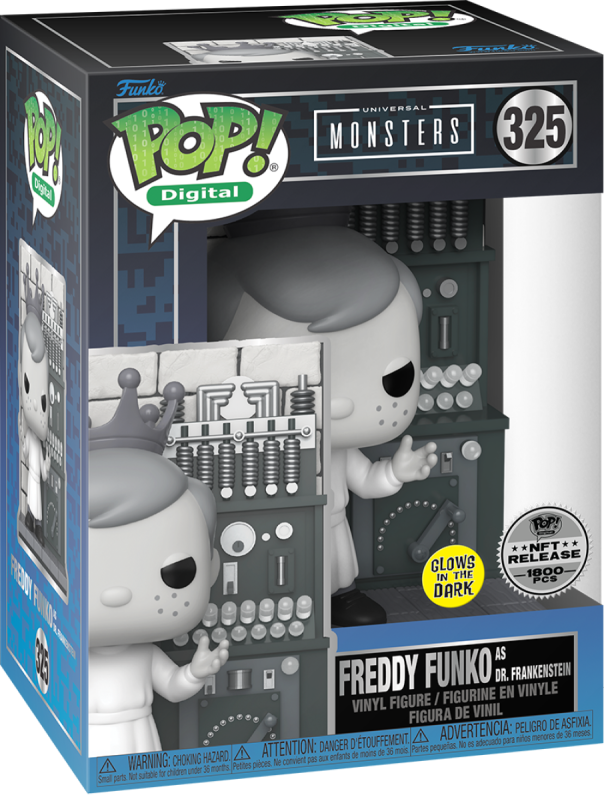 Pop! Digital: Universal Monsters - Freddy Funko as Dr. Frankenstein #325 (1800 Pcs) (Glow) (Pre-Order)