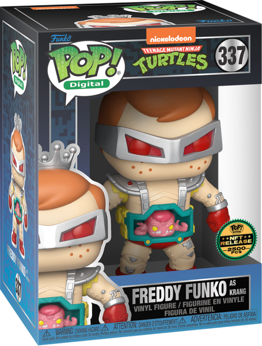 Pop! Digital: Teenage Mutant Ninja Turtles - Freddy Funko as Krang #337 (2500 Pcs) (Pre-Order)